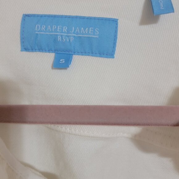 Draper James Ivory Denim Ruffle Jacket - Picture 2 of 4